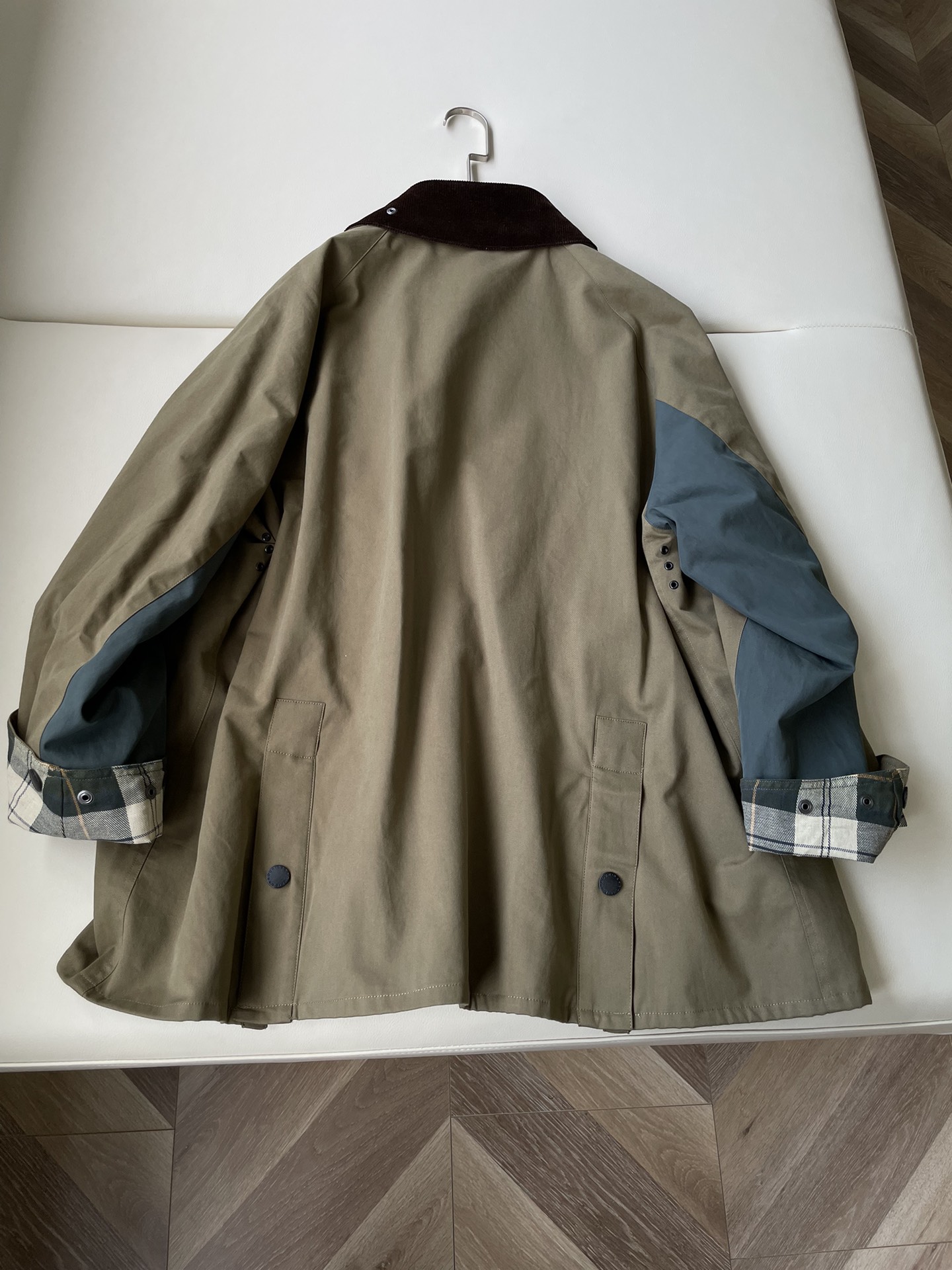 Barbour 原单 复古 防水撞色 夹克连袖 外套 凤搂 长袖 男女同款 