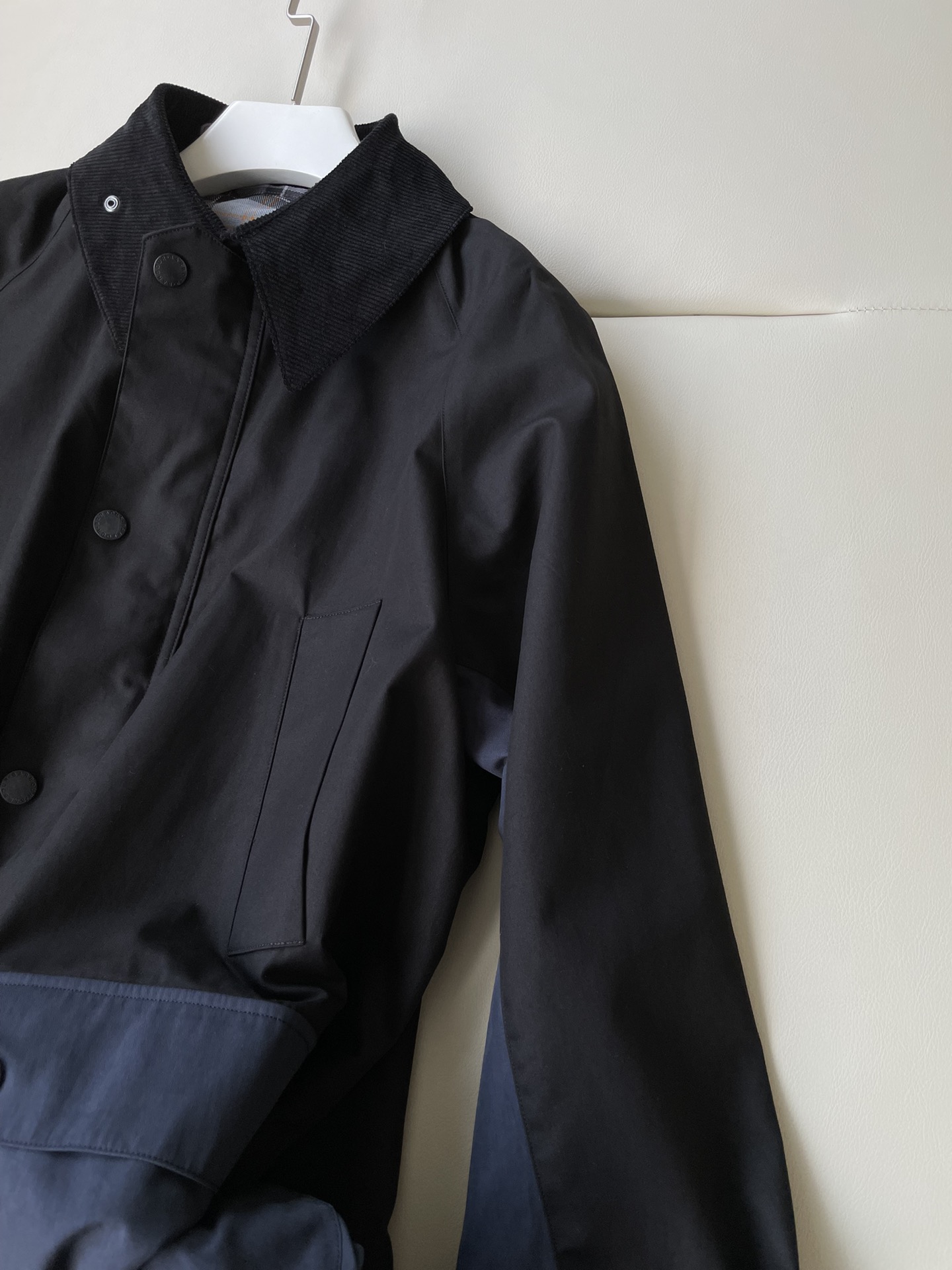 Barbour 原单 复古 防水撞色 夹克连袖 外套 凤搂 长袖 男女同款 