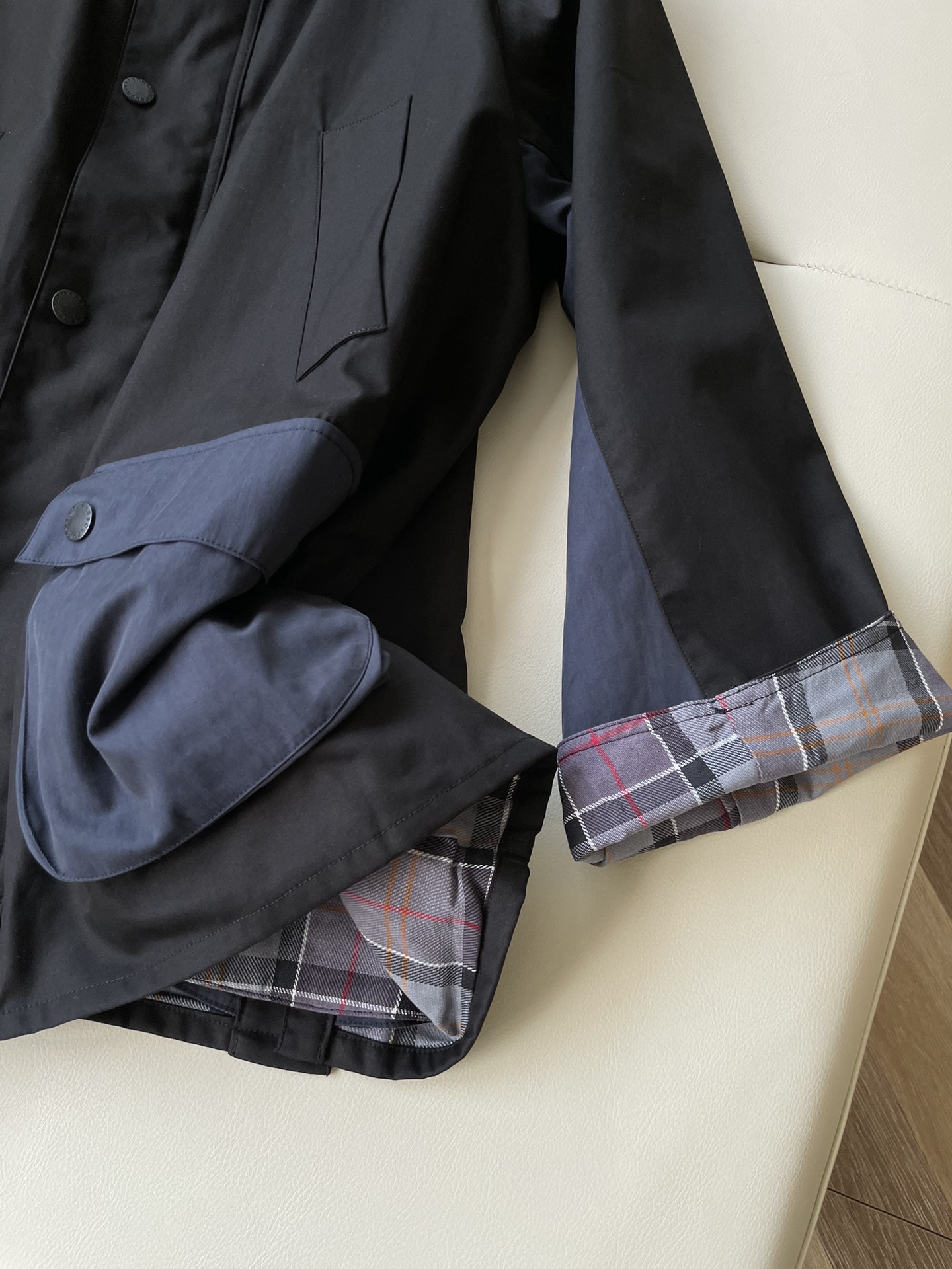 Barbour 原单 复古 防水撞色 夹克连袖 外套 凤搂 长袖 男女同款 