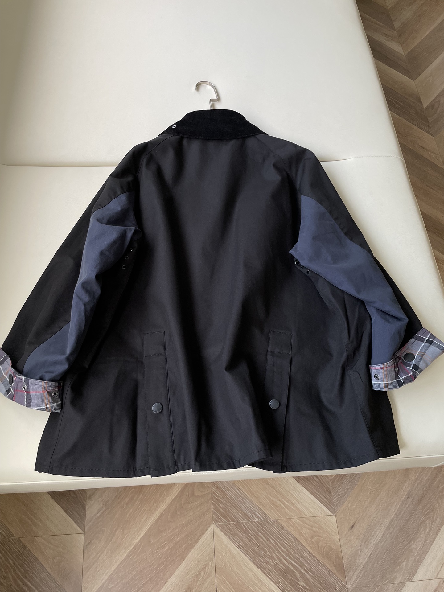 Barbour 原单 复古 防水撞色 夹克连袖 外套 凤搂 长袖 男女同款 