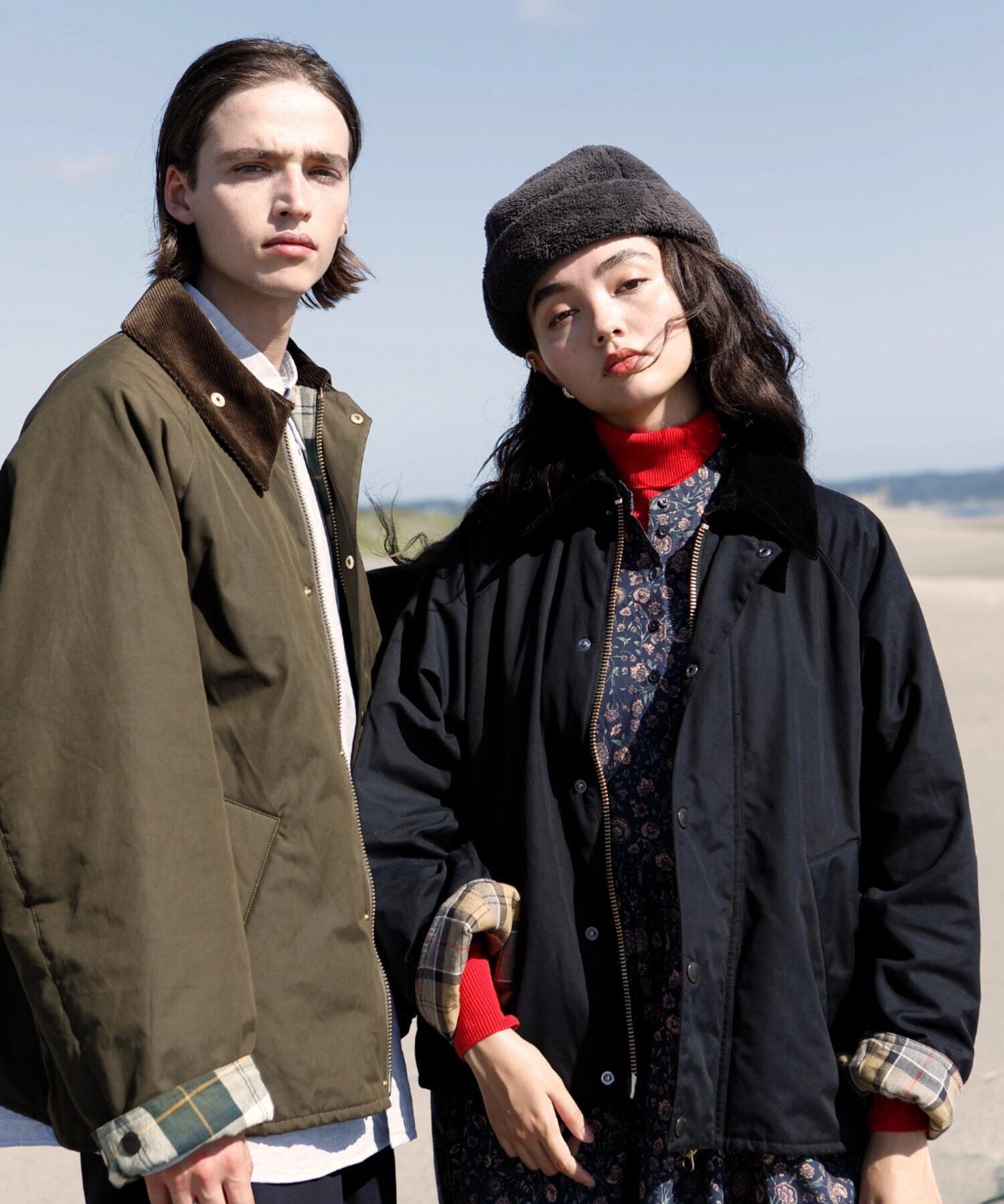 Barbour 原单 复古 防水撞色 夹克连袖 外套 凤搂 长袖 男女同款 