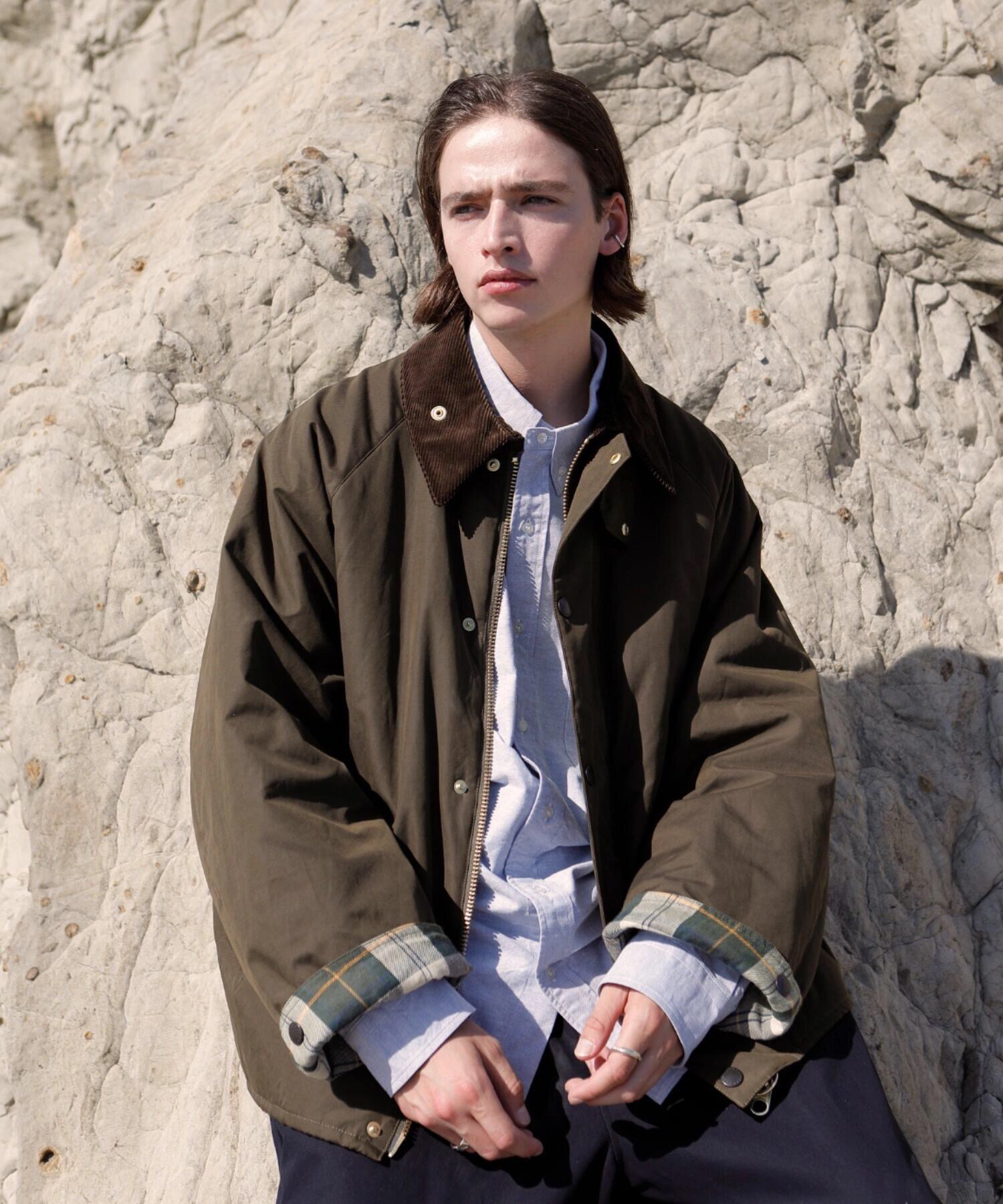 Barbour 原单 复古 防水撞色 夹克连袖 外套 凤搂 长袖 男女同款 