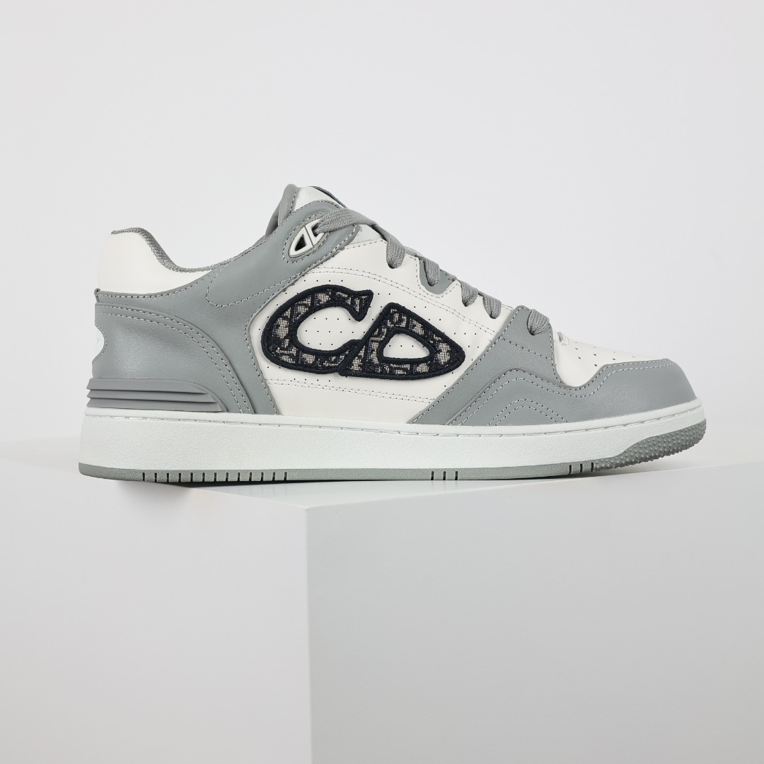  Dior 迪奥 B57 满印logo 高筒 休闲鞋 帆布鞋 运动鞋 板鞋 男鞋 女鞋 灰色