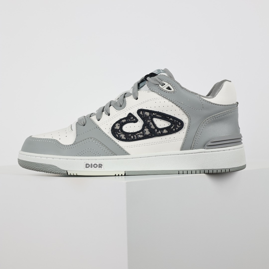  Dior 迪奥 B57 满印logo 高筒 休闲鞋 帆布鞋 运动鞋 板鞋 男鞋 女鞋 灰色