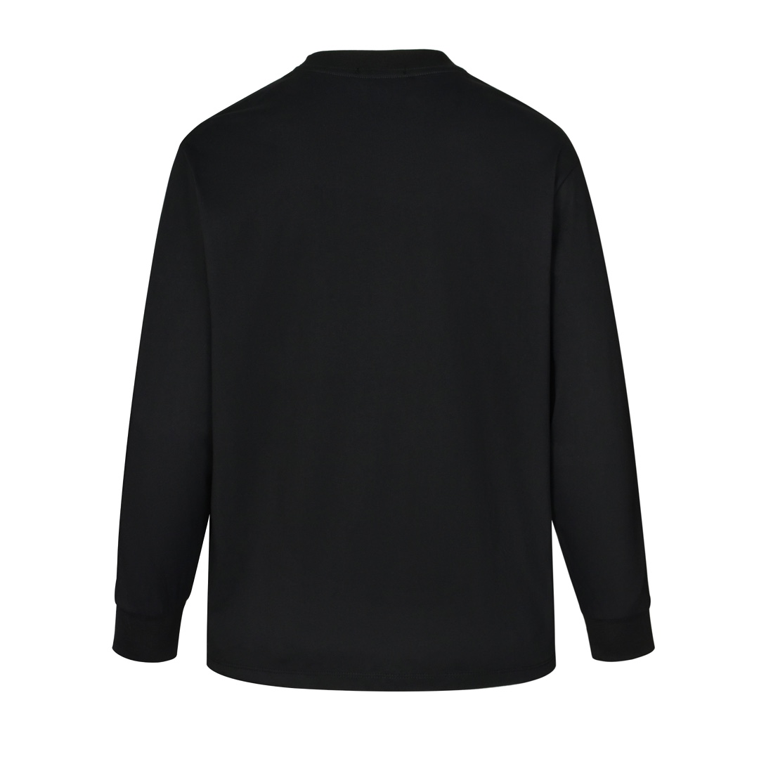 MIU MIU 缪缪 小刺绣 长袖 T恤 休闲 圆领 黑色 白色 