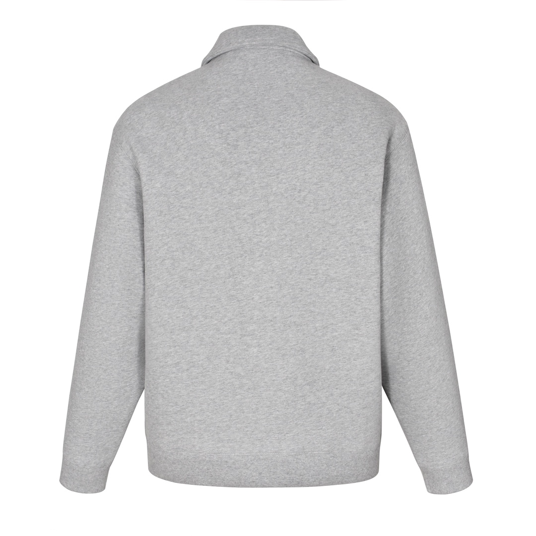 MIU MIU 缪缪 皮标字母logo拉链太空棉夹克 外套 长袖 灰色 ML1060-15EG-F0031-S-OOO