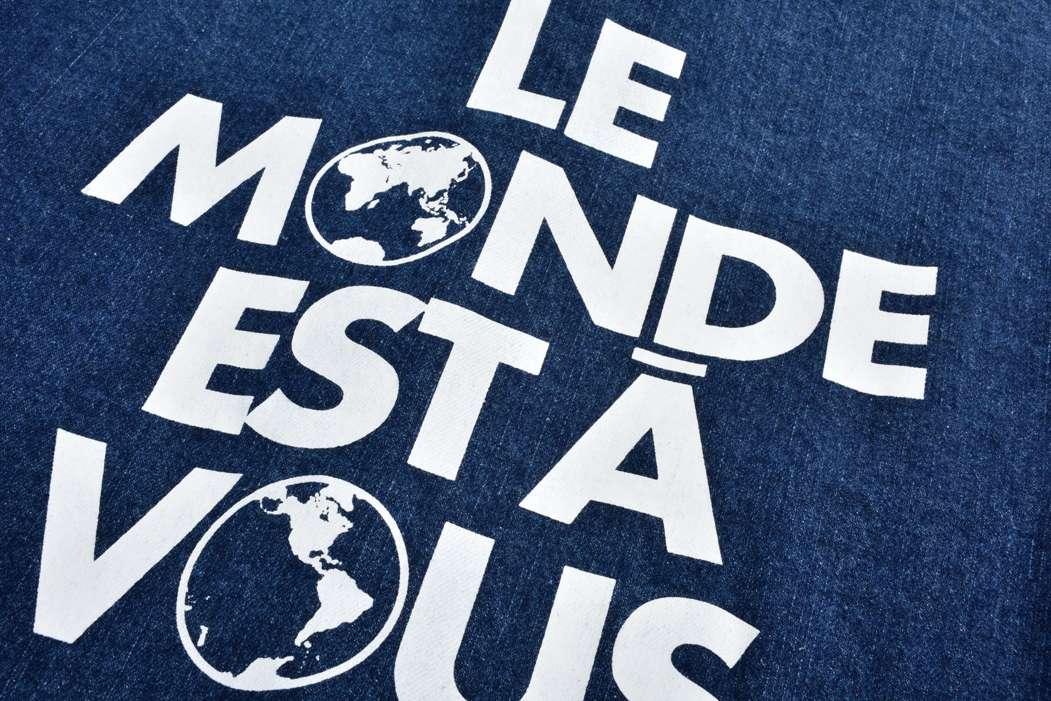 LOUIS VUITTON 路易威登 LV 皮标 短袖 牛仔衬衫 蓝色 1AHDMS