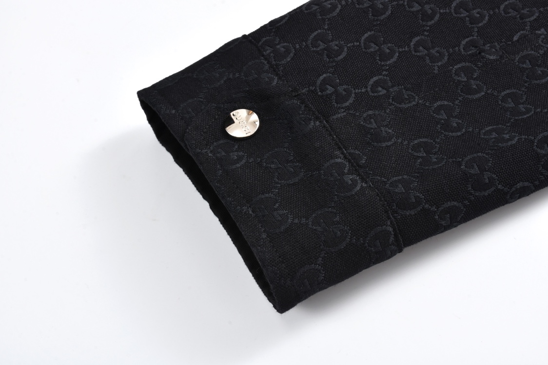 GUCCl 古驰 双面 穿教练夹克 外套 纯色 斜纹 尖领 长袖 凤搂 黑色-35 787295-ZARAH-1000