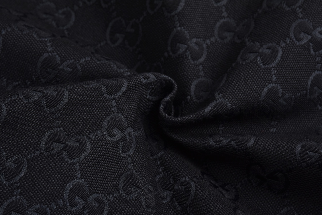 GUCCl 古驰 双面 穿教练夹克 外套 纯色 斜纹 尖领 长袖 凤搂 黑色-35 787295-ZARAH-1000