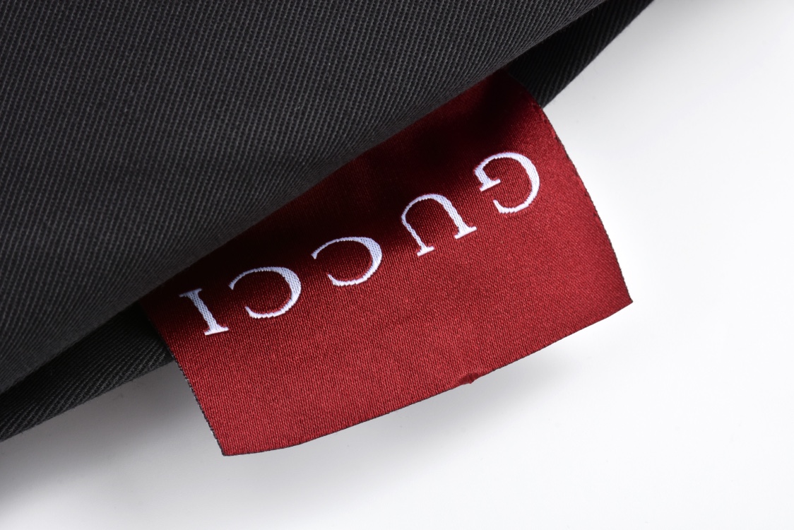 GUCCl 古驰 双面 穿教练夹克 外套 纯色 斜纹 尖领 长袖 凤搂 黑色-35 787295-ZARAH-1000