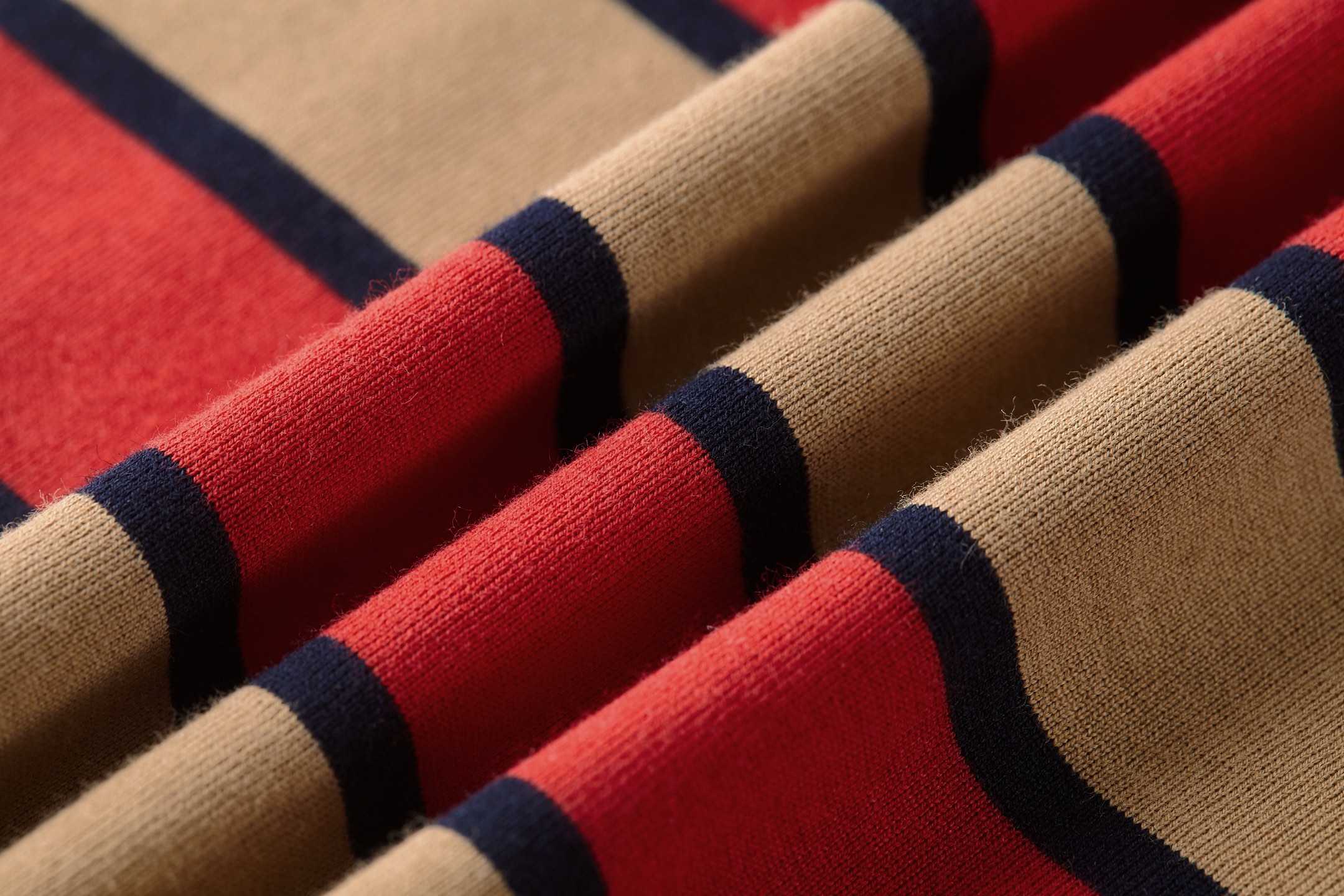  PRADA 普拉达 条纹刺绣 圆领短袖 T恤 橙色-15  UJN992-16S0-F0J68-S-WMO