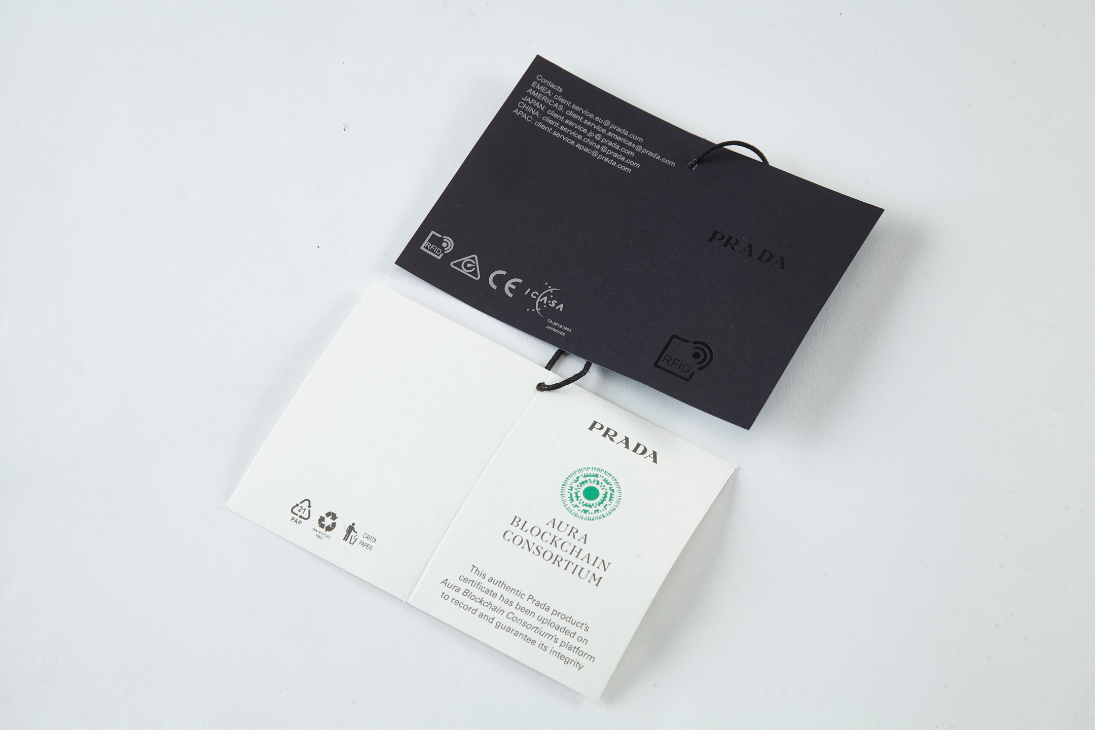  PRADA 普拉达 条纹刺绣 圆领短袖 T恤 橙色-15  UJN992-16S0-F0J68-S-WMO