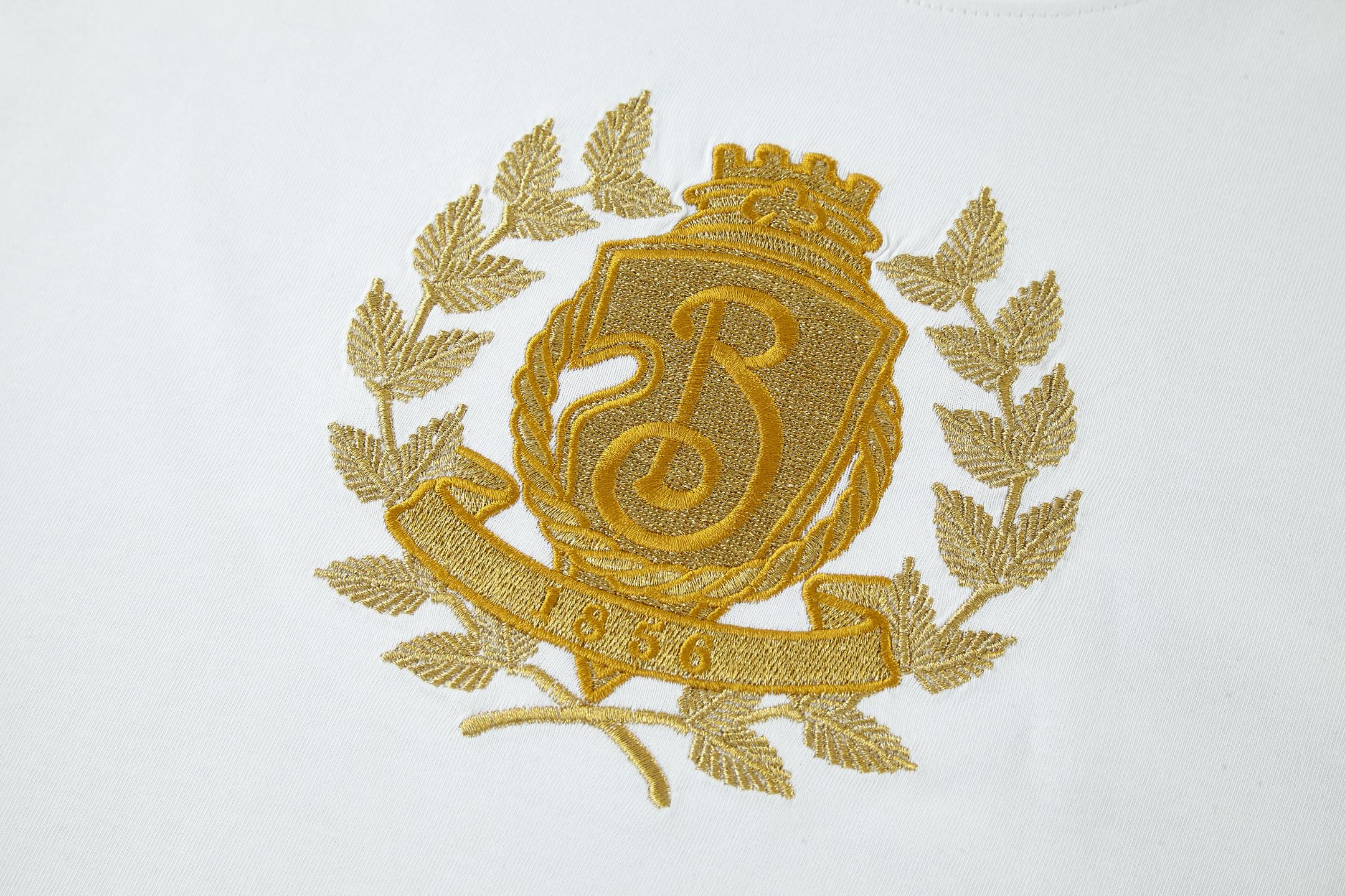 Burberry 巴宝莉 金微标  圆领 短袖 T恤 夏季 黑色 白色 81081691