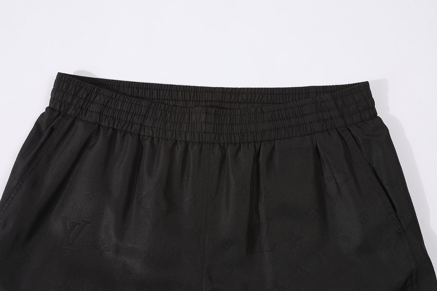 LOUIS VUITTON 路易威登 LV 沙滩满印 短裤 休闲裤 裤子 五分裤 黑色 蓝色-20 1A8HO