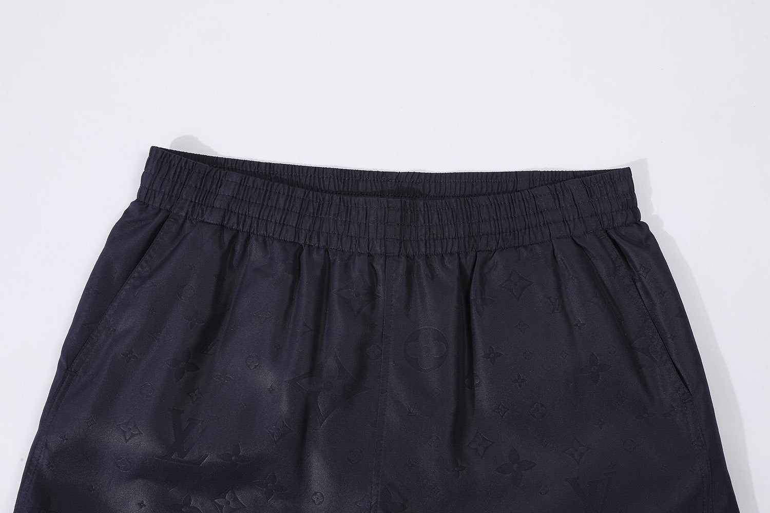 LOUIS VUITTON 路易威登 LV 沙滩满印 短裤 休闲裤 裤子 五分裤 黑色 蓝色-20 1A8HO