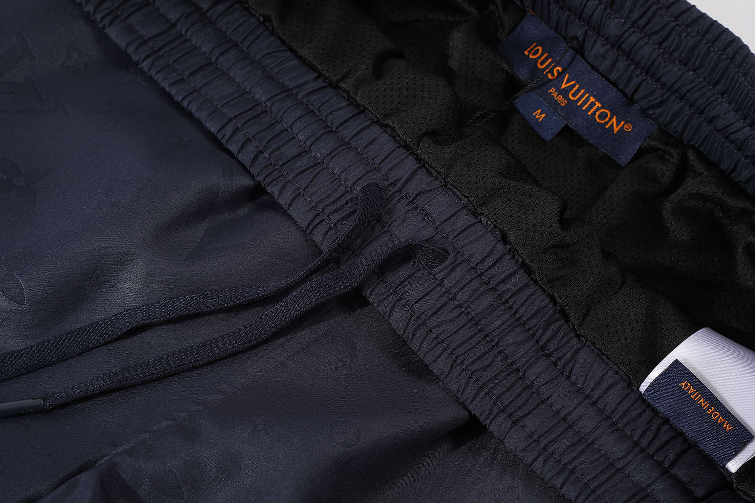 LOUIS VUITTON 路易威登 LV 沙滩满印 短裤 休闲裤 裤子 五分裤 黑色 蓝色-20 1A8HO