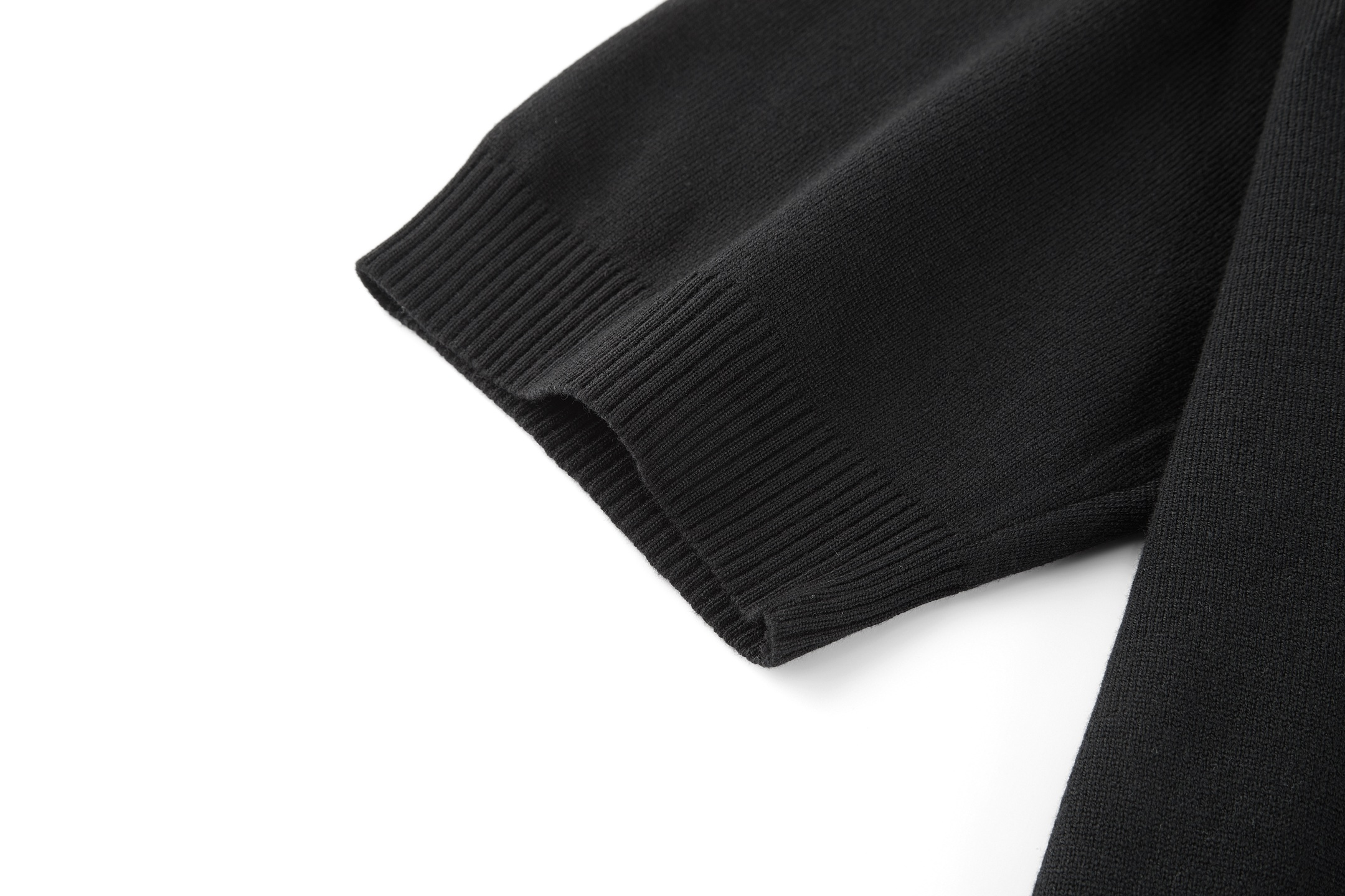 FENDI S225 芬迪 铁标针织 圆领T恤 短袖  黑色 白色-20  FZY443AU84F0QA0