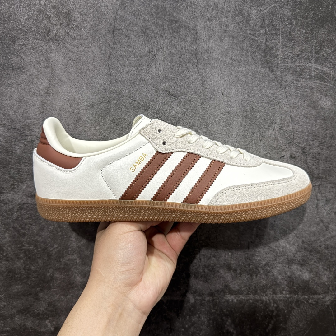  adidas originals Samba  桑巴 平底鞋 低筒 复古板鞋 休闲鞋 男鞋 女鞋 波鞋 白棕生胶 ID1447