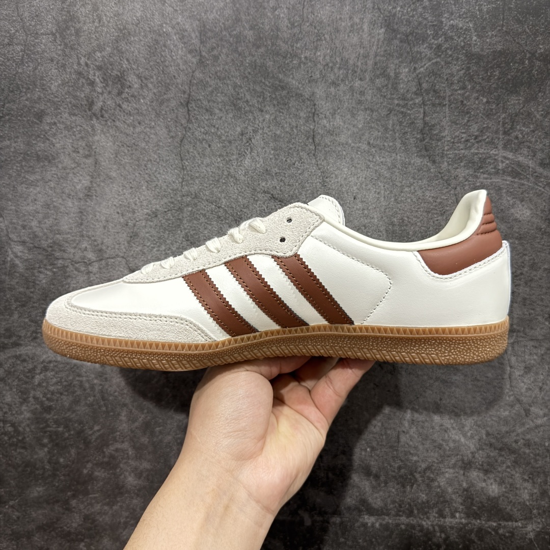  adidas originals Samba  桑巴 平底鞋 低筒 复古板鞋 休闲鞋 男鞋 女鞋 波鞋 白棕生胶 ID1447
