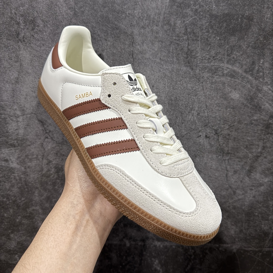  adidas originals Samba  桑巴 平底鞋 低筒 复古板鞋 休闲鞋 男鞋 女鞋 波鞋 白棕生胶 ID1447