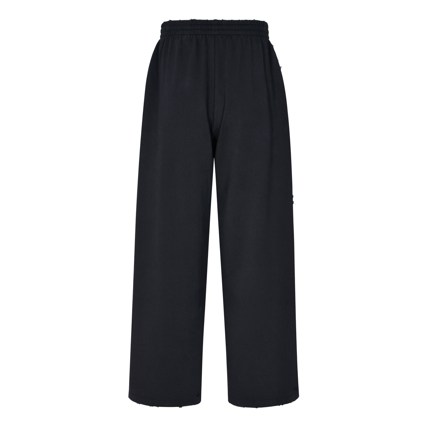 Balenciaga 巴黎世家  水洗灰刺绣 卫裤 松紧腰运动裤 长裤 裤子 休闲裤 黑色-B0 