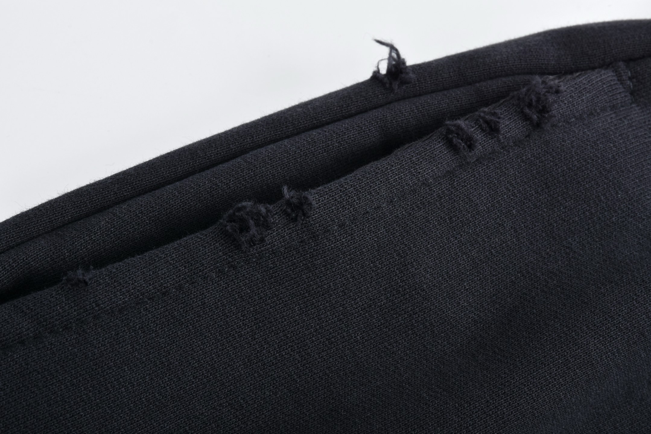 Balenciaga 巴黎世家  水洗灰刺绣 卫裤 松紧腰运动裤 长裤 裤子 休闲裤 黑色-B0 