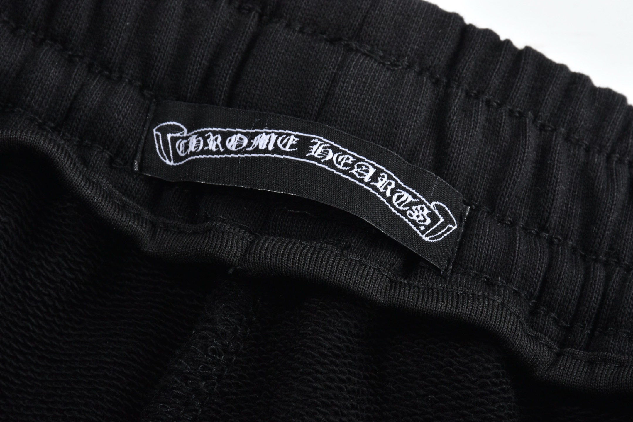  Chrome Hearts 克罗心 皮标 十字架  短裤 五分裤 休闲裤 黑色-A5  