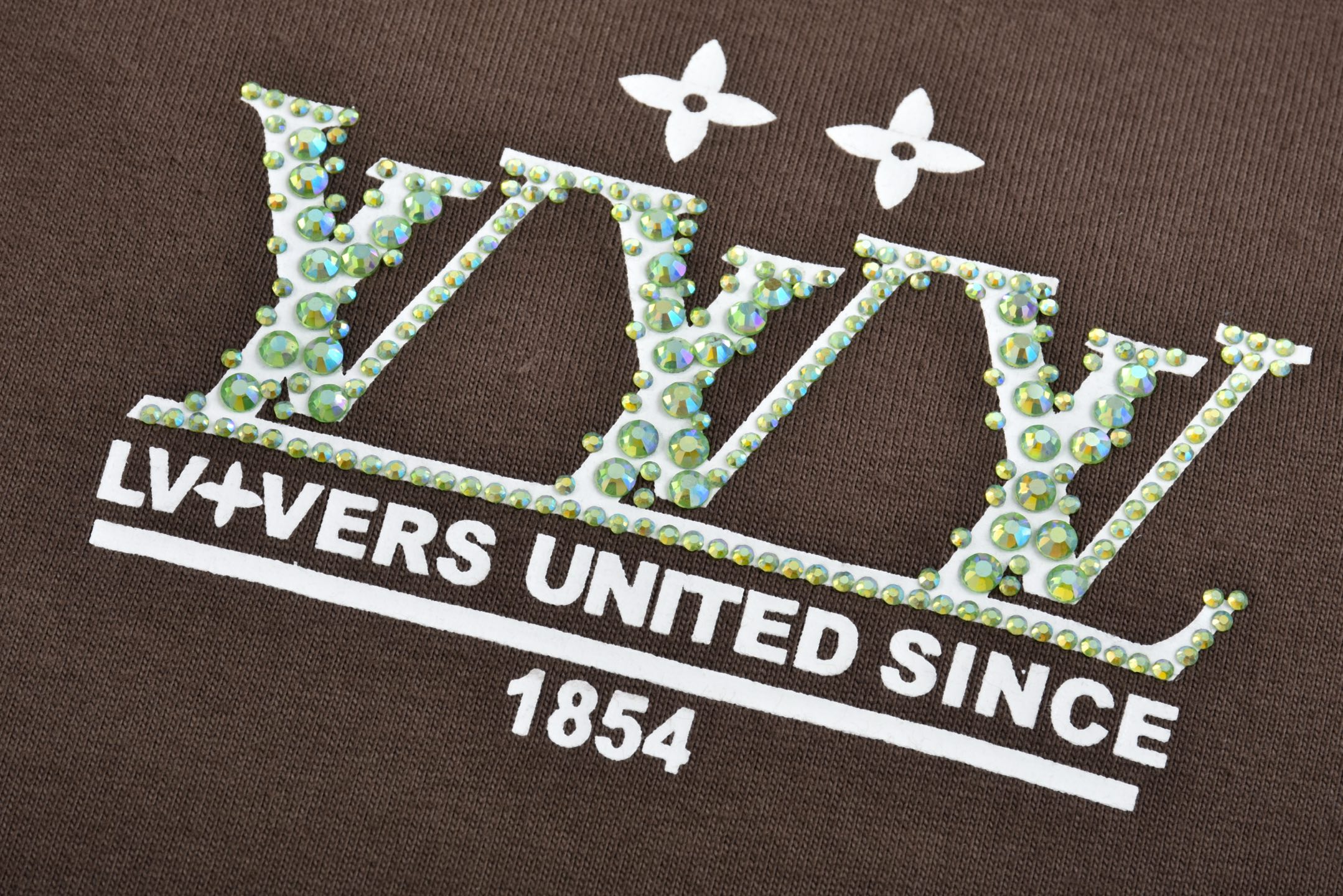  LOUIS VUITTON 路易威登 LV 钻石航线  夏季T恤 男女同款  短袖 棕色-A5