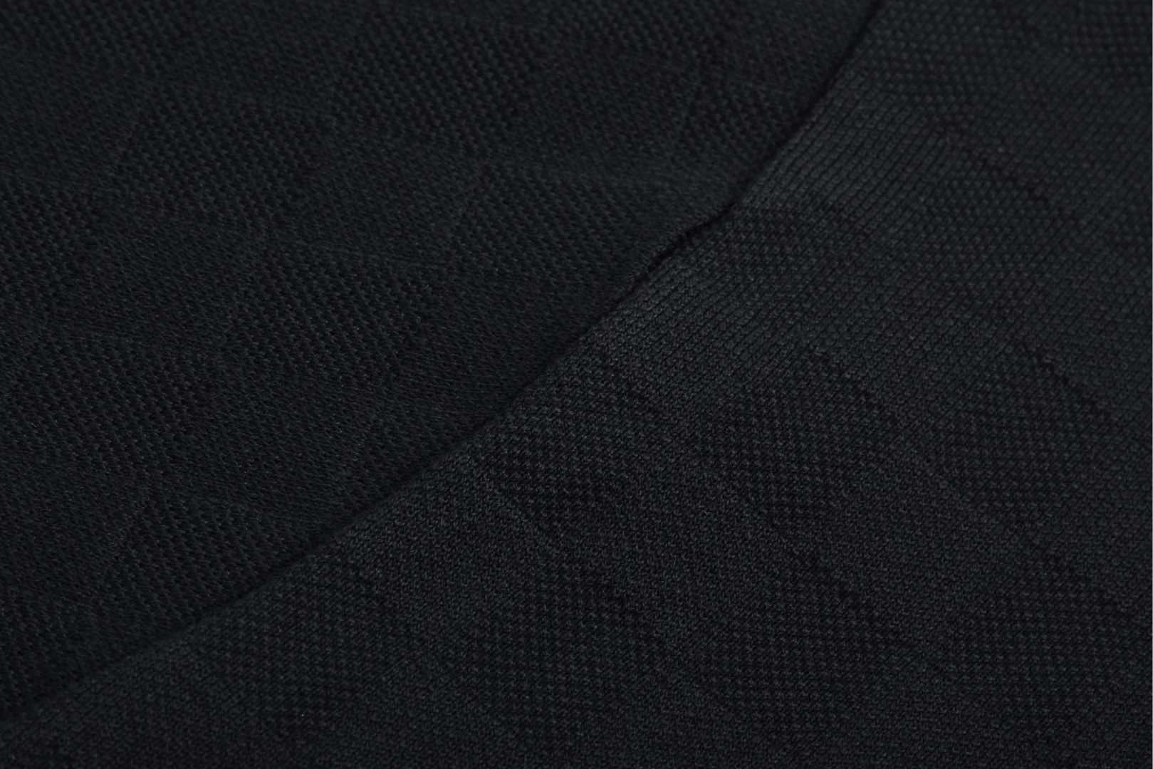 LOUIS VUITTON 路易威登 LV 金钱章仔暗纹棋盘格  夏季 T恤 男女同款  短袖  黑色A5 1VGJZF