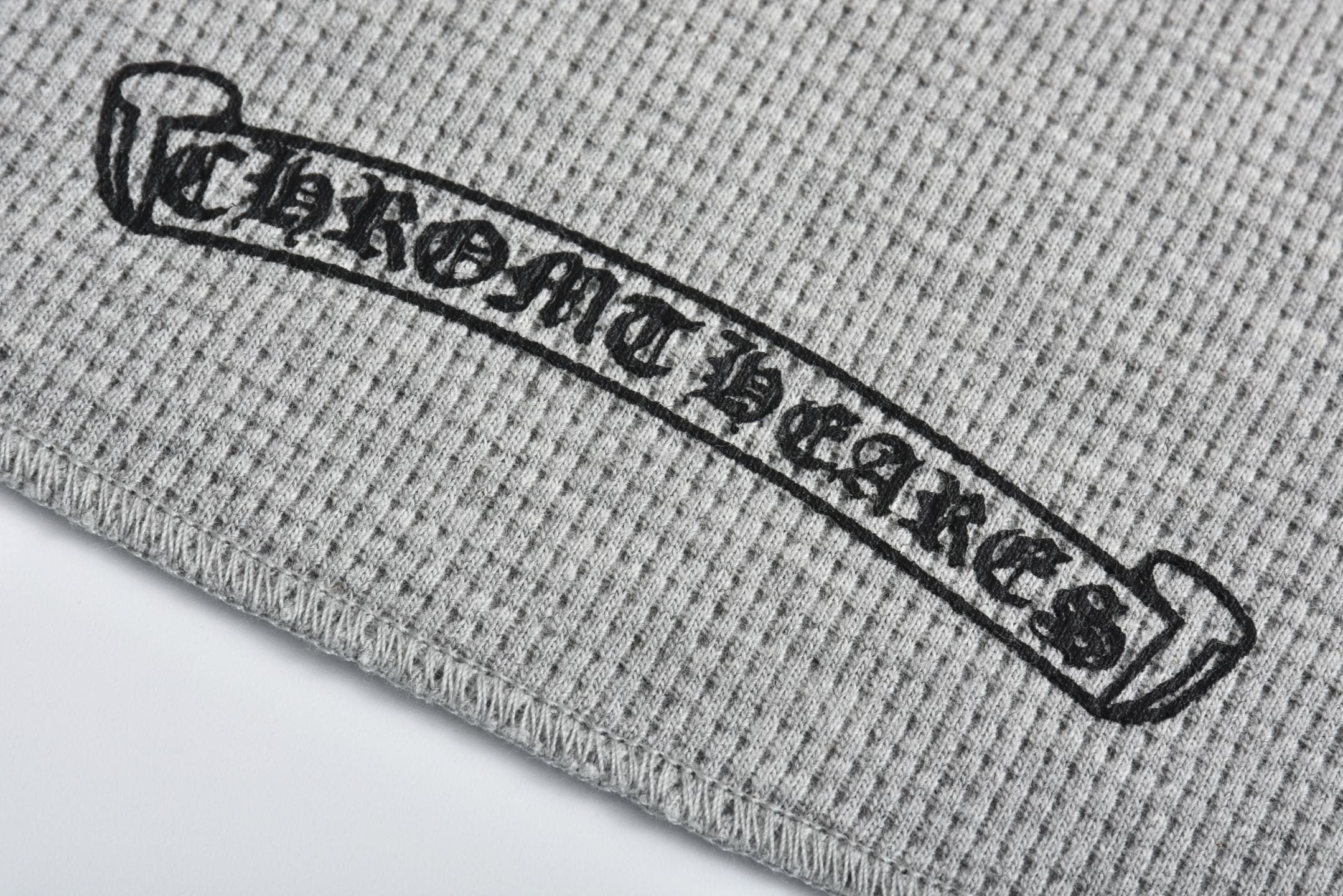 Chrome Hearts 克罗心 马蹄印花  外套圆领 长袖T恤 男女同款 白色 灰色 CH-7188088 