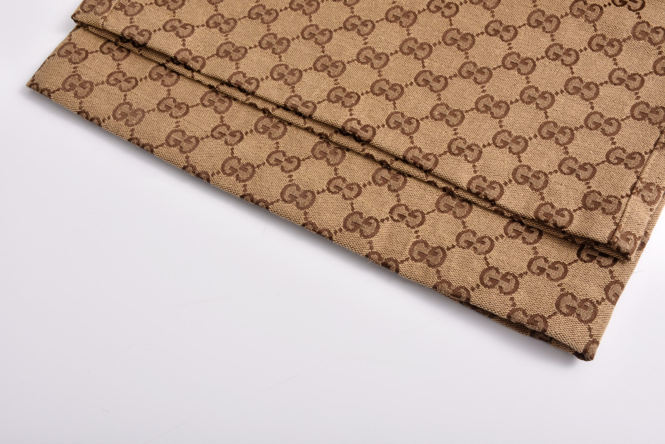 GUGGI 古驰 老花满印 松紧带 短裤 裤子 五分裤 棕色-B0