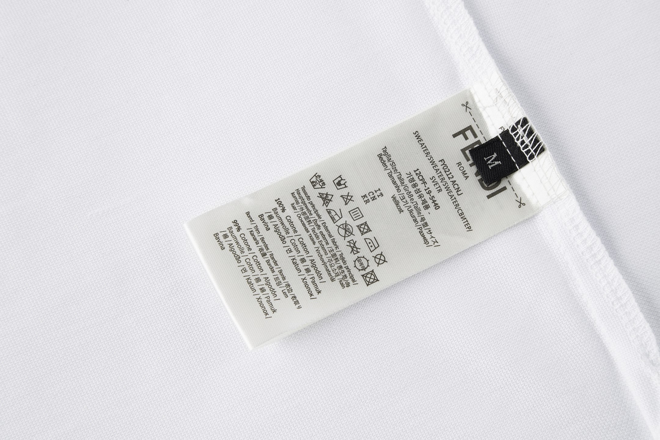 FENDI  芬迪  双F金标  polo衫  T 恤 短袖 上衣 夏款 黑色 白色-A5  