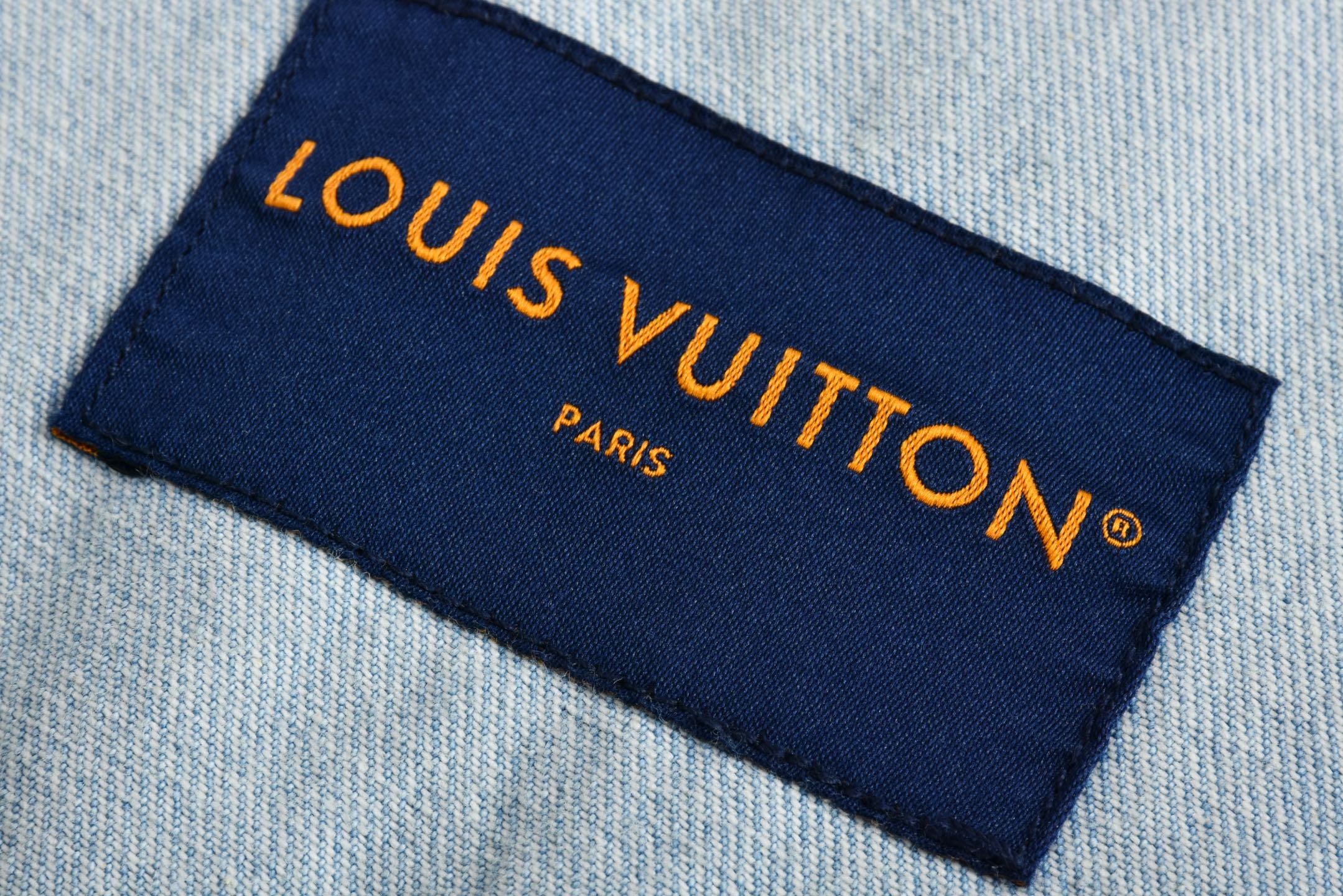 LOUIS VUITTON 路易威登 LV  彩格 棋盘格 牛仔 单排扣 外套  长袖 秋冬款 蓝色-C0  