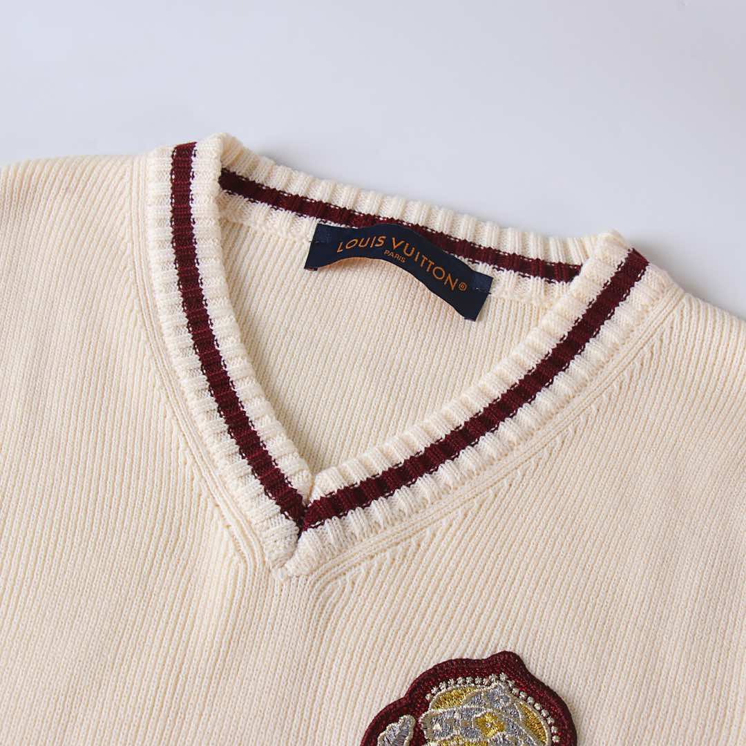 LOUIS VUITTON 路易威登 LV 微标袖章背心   夏季 T恤 男女同款-B0  背心