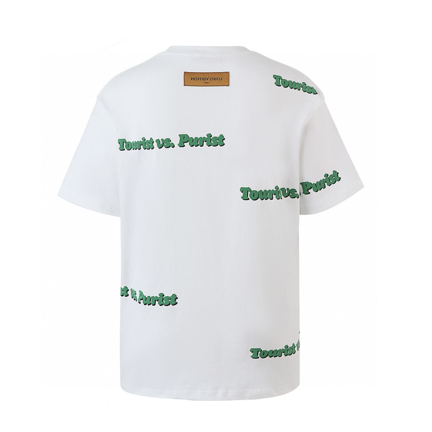 LOUIS VUITTON 路易威登 LV 发泡字母印花  夏季 T恤 男女同款  短袖 白色A5