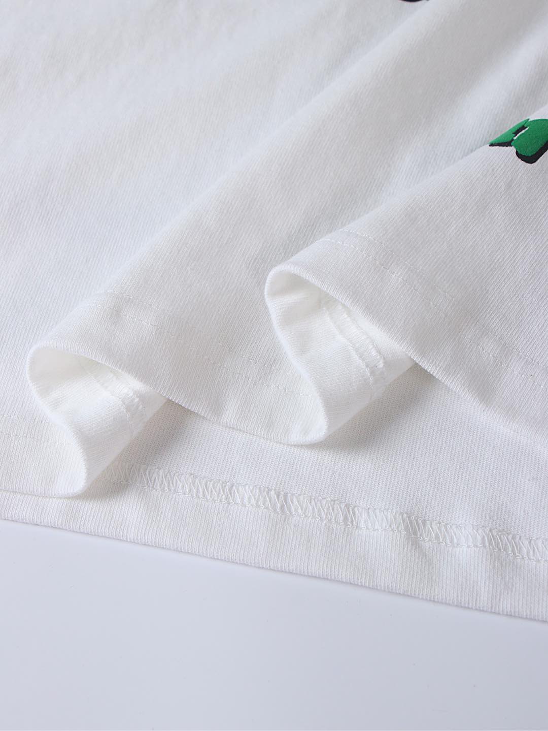 LOUIS VUITTON 路易威登 LV 发泡字母印花  夏季 T恤 男女同款  短袖 白色A5