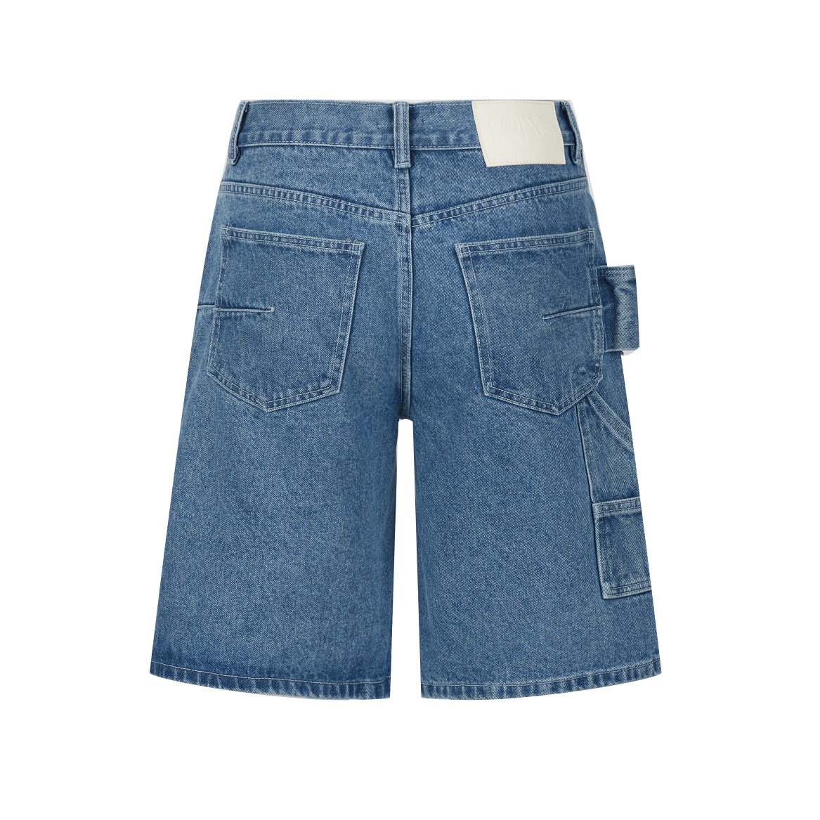 DIOR 迪奥 SS24 藤格纹图案纽扣工装牛仔裤 短裤 裤子 五分裤 蓝色 A5 493D190A383X-C585