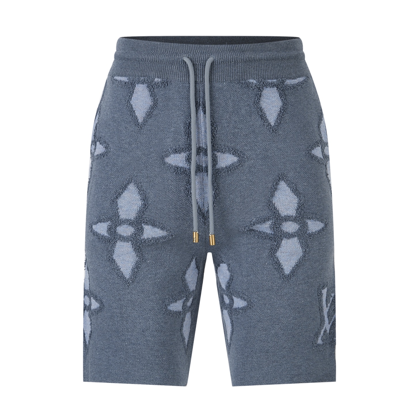 LOUIS VUITTON 路易威登 LV 凹凸嵌花毛织 短裤 休闲裤 裤子 五分裤  蓝色-20