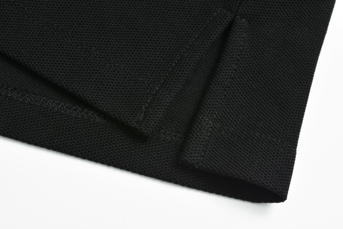 LOUIS VUITTON 路易威登 LV 别针刺绣polo 夏季 T恤 男女同款  短袖  黑色A5 