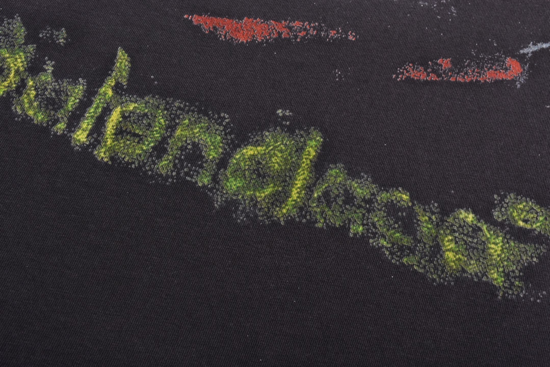 Balenciaga 巴黎世家  绿色涂鸦3M 做旧 外套夹克凤搂 长袖 黑色-B5 783400TSVB41041