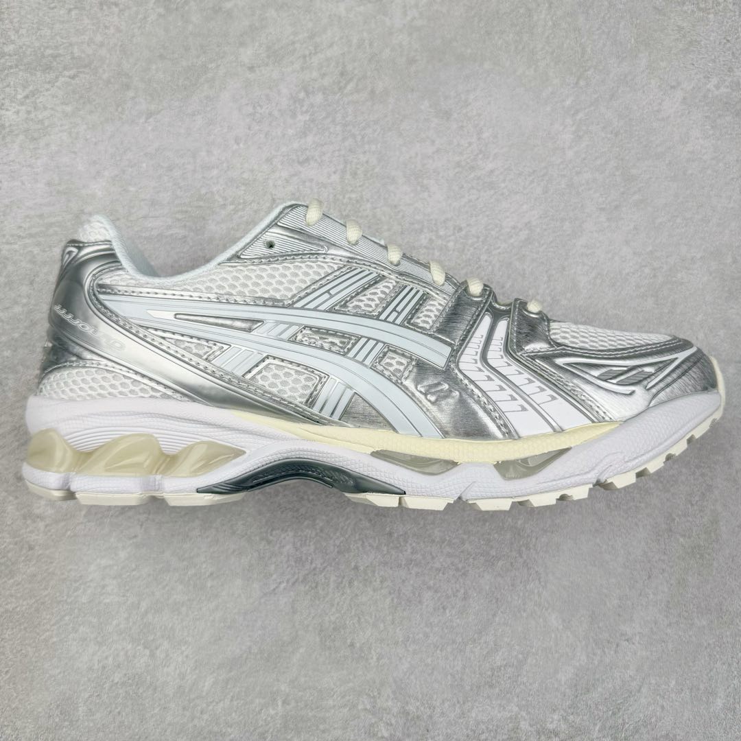 ASICS GEL-KAYANO K14 亚瑟士  低筒 减震 户外机能 运动鞋 跑步鞋  休闲鞋 板鞋 波鞋 男女同款  灰银 1201A457-100