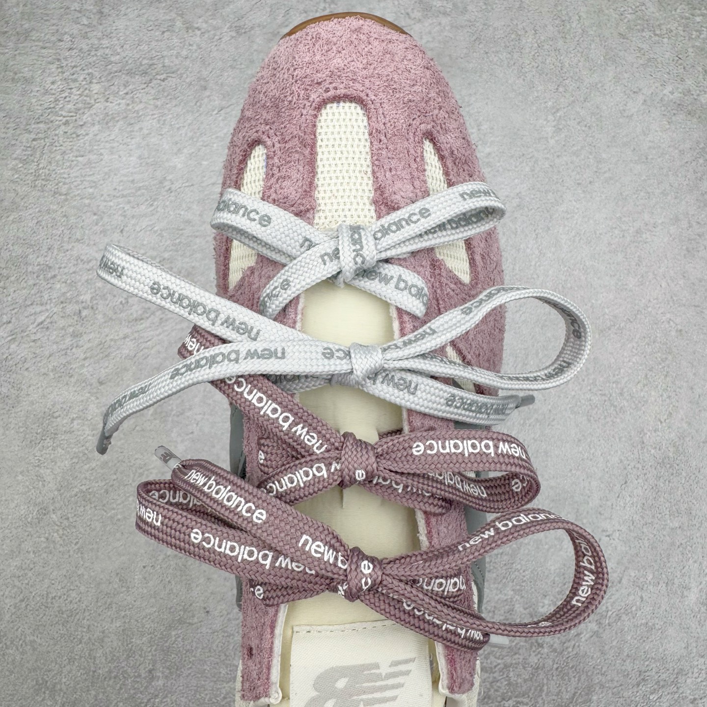 New Balance NB 471 低筒 织物牛剖层革 复古时尚 防滑耐磨 生活休闲鞋 波鞋  女款 米紫  U471AL