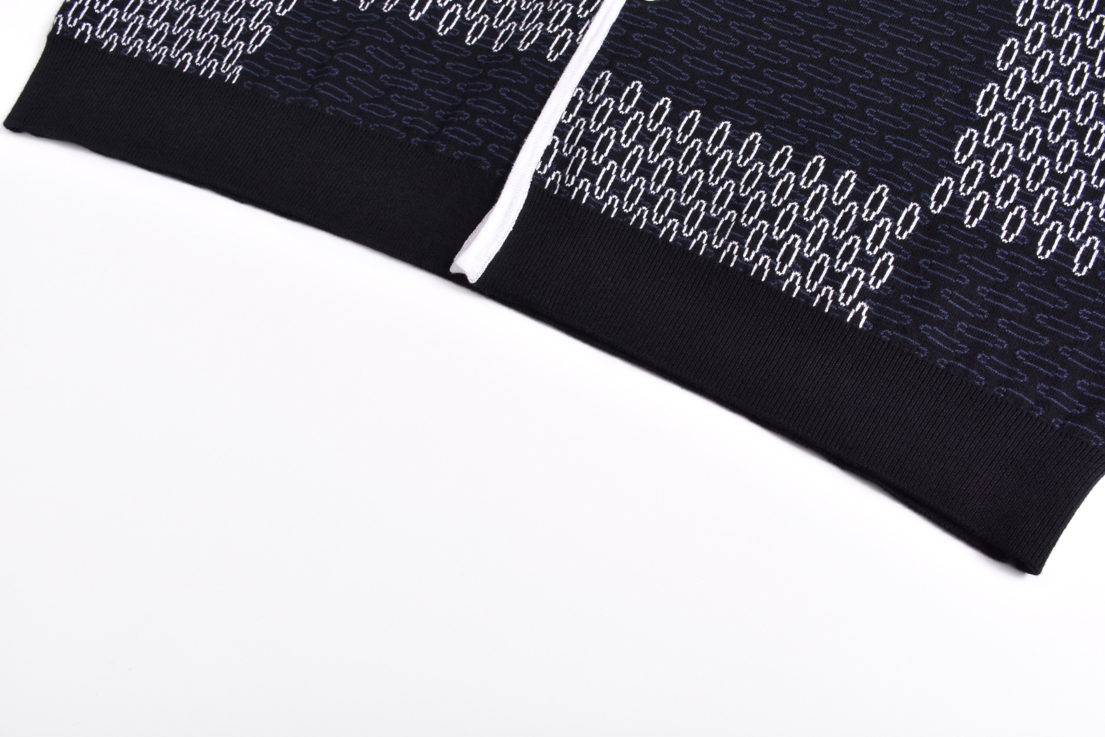  LOUIS VUITTON 路易威登 LV 白蓝格针织衬衫 夏季 T恤 男女同款  短袖  白蓝B0-1AFXS1