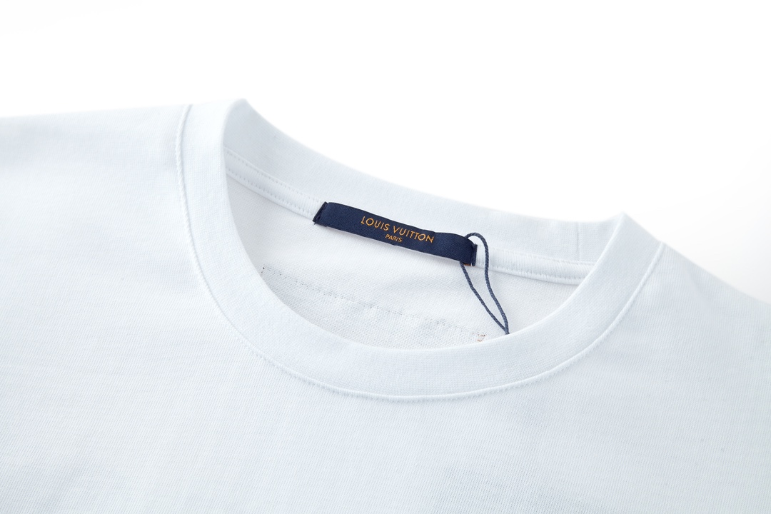 LOUIS VUITTON 路易威登 LV 维港大秀员工限定 夏季 T恤 男女同款  短袖  白色 黑色A5