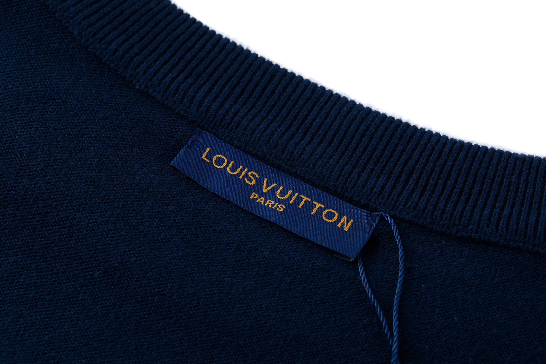 LOUIS VUITTON 路易威登 LV nigo爱心针织 夏季 T恤 男女同款  短袖  蓝色A5