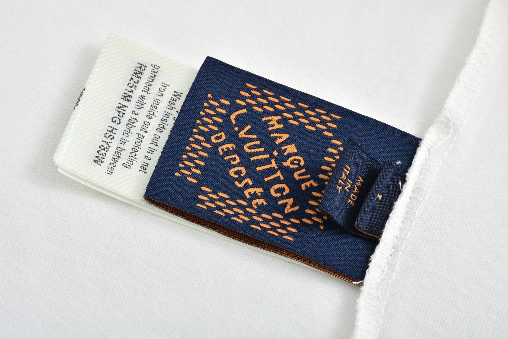 LOUIS VUITTON 路易威登 LV 地球植绒 夏季 T恤 男女同款  短袖  白色A5