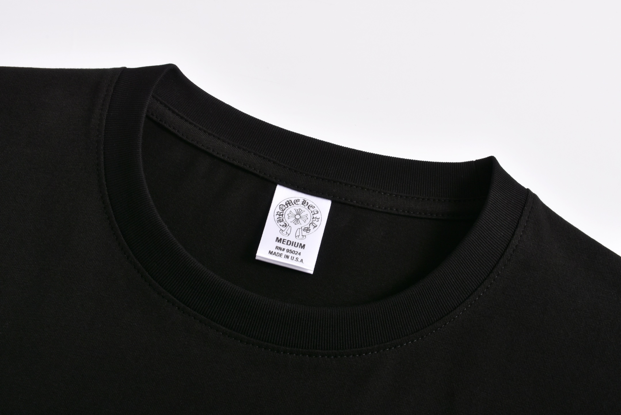 Chrome Hearts 克罗心 美国国旗 字母 印花 短袖 T恤 黑色 白色A0