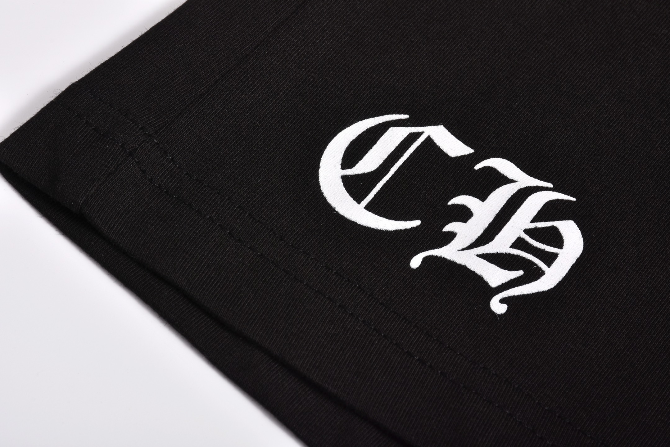 Chrome Hearts 克罗心 美国国旗 字母 印花 短袖 T恤 黑色 白色A0