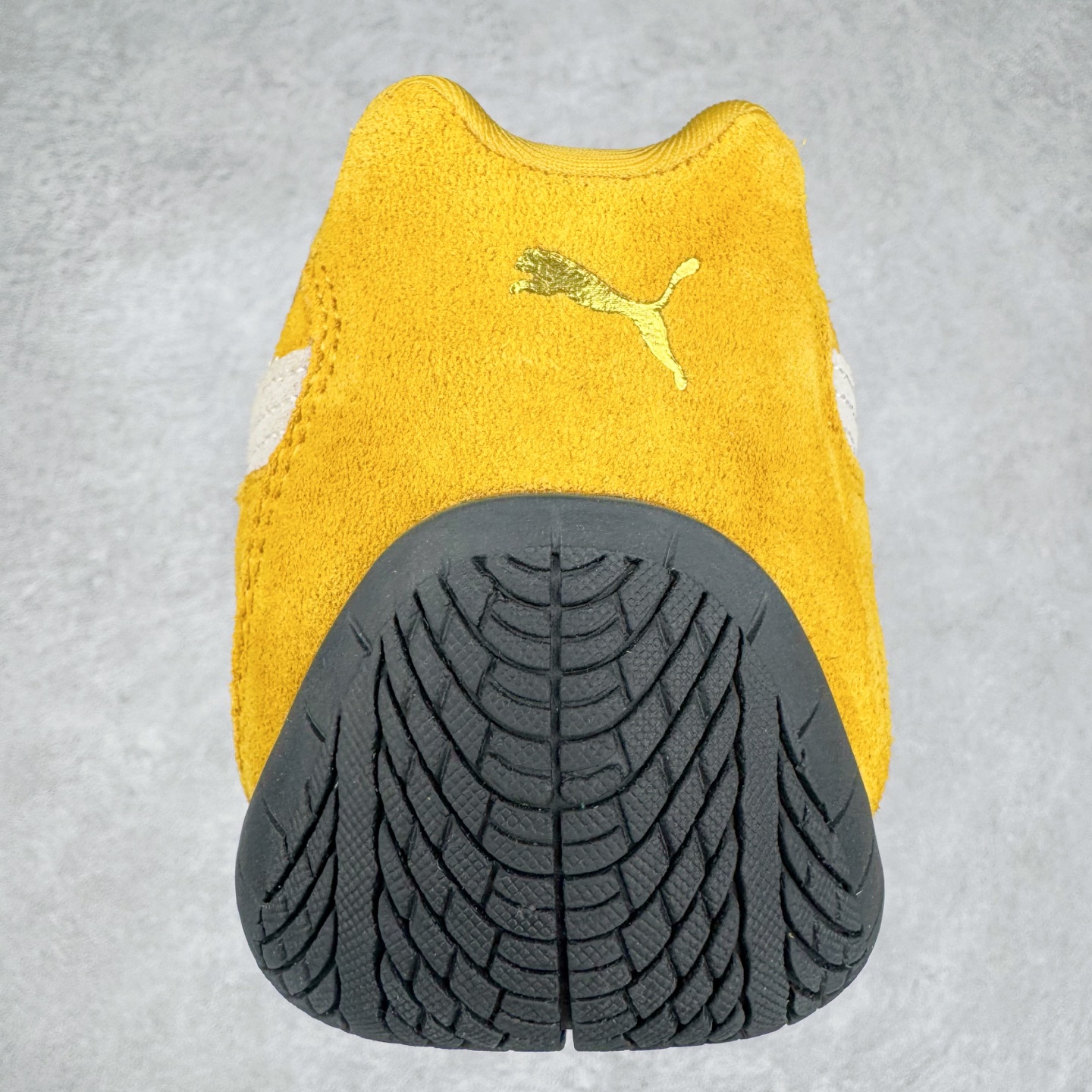 PUMA  Speedcat  圆头系带 二层绒面皮防滑耐磨 低筒 舒适时尚 赛车 跑步鞋 休闲鞋 波鞋 黄色  398846-06