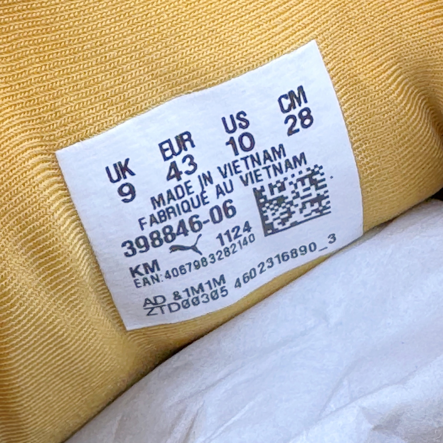 PUMA  Speedcat  圆头系带 二层绒面皮防滑耐磨 低筒 舒适时尚 赛车 跑步鞋 休闲鞋 波鞋 黄色  398846-06